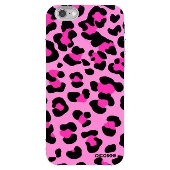 Picasee silikonska prozirna maskica za Apple iPhone 6/6S - Pink Tiger