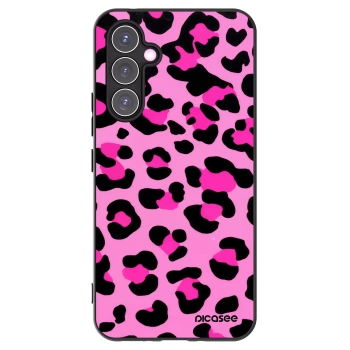 Picasee crna silikonska maskica za Samsung Galaxy A54 5G A546B - Pink Tiger