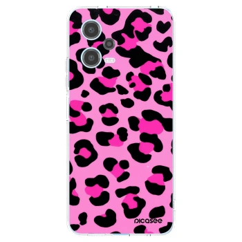 Picasee silikonska prozirna maskica za Xiaomi Redmi Note 12 5G - Pink Tiger
