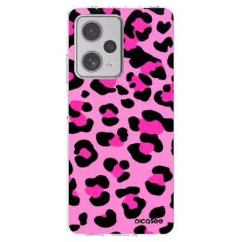Picasee silikonska prozirna maskica za Xiaomi Redmi Note 12 Pro+ 5G - Pink Tiger
