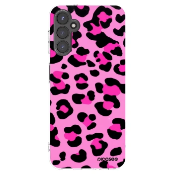 Picasee silikonska prozirna maskica za Samsung Galaxy A14 4G A145R - Pink Tiger