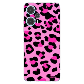 Picasee silikonska prozirna maskica za Xiaomi Poco F5 - Pink Tiger