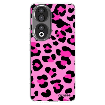 Picasee silikonska prozirna maskica za Honor 90 5G - Pink Tiger