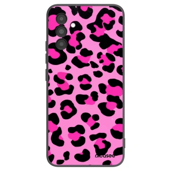 Picasee crna silikonska maskica za Samsung Galaxy A04s A047F - Pink Tiger