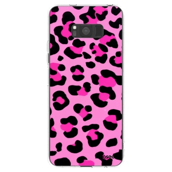 Picasee silikonska prozirna maskica za Samsung Galaxy S8 G950F - Pink Tiger