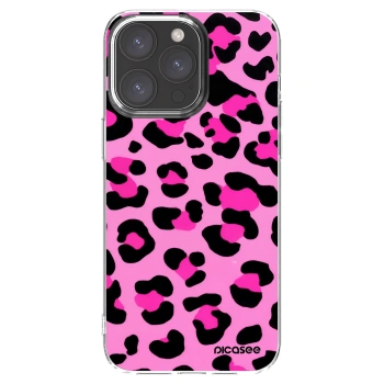 Picasee silikonska prozirna maskica za Apple iPhone 15 Pro Max - Pink Tiger