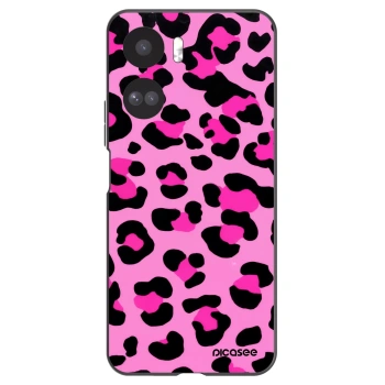 Picasee crna silikonska maskica za Honor 90 Lite 5G - Pink Tiger