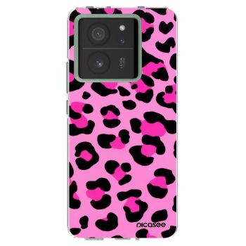 Picasee silikonska prozirna maskica za Xiaomi 13T - Pink Tiger