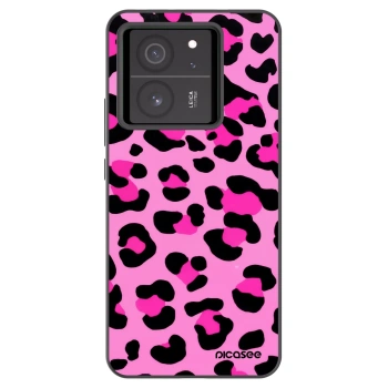 Picasee crna silikonska maskica za Xiaomi 13T Pro - Pink Tiger