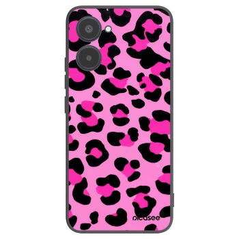 Picasee crna silikonska maskica za Realme 10 4G - Pink Tiger