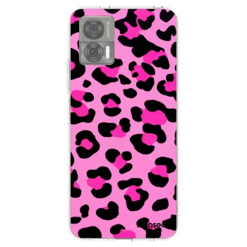 Picasee silikonska prozirna maskica za Motorola Edge 30 Neo - Pink Tiger
