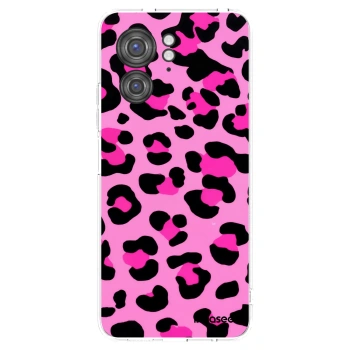 Picasee silikonska prozirna maskica za Motorola Edge 40 - Pink Tiger