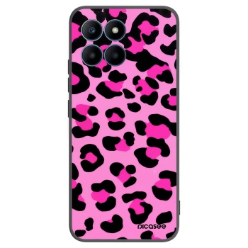 Picasee crna silikonska maskica za Honor 70 Lite - Pink Tiger