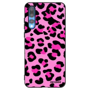 Picasee crna silikonska maskica za Huawei P20 Pro - Pink Tiger
