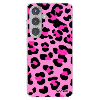 Picasee silikonska prozirna maskica za Samsung Galaxy S24 S921B 5G - Pink Tiger
