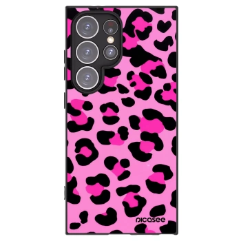 Picasee crna silikonska maskica za Samsung Galaxy S24 Ultra S928B 5G - Pink Tiger