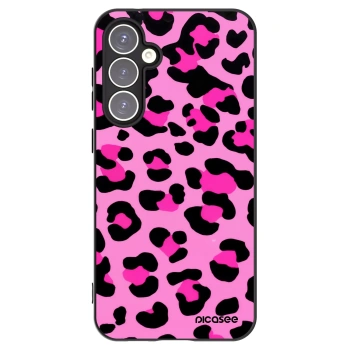 Picasee crna silikonska maskica za Samsung Galaxy S23 FE S711B - Pink Tiger