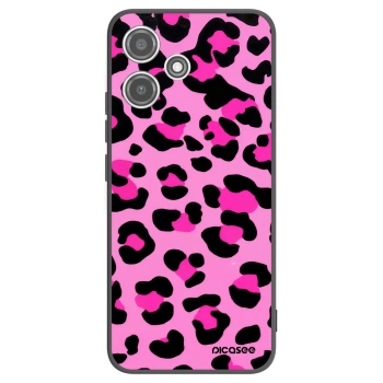 Picasee crna silikonska maskica za Xiaomi Redmi 12 5G - Pink Tiger