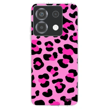 Picasee silikonska prozirna maskica za Xiaomi Poco X6 - Pink Tiger