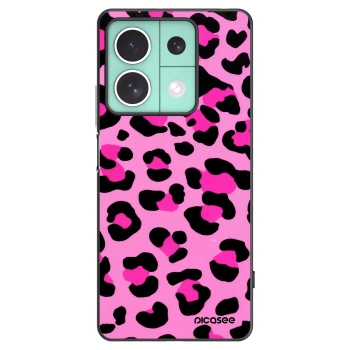Picasee crna silikonska maskica za Xiaomi Redmi Note 13 5G - Pink Tiger