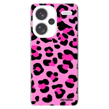 Picasee silikonska prozirna maskica za Xiaomi Redmi Note 13 Pro+ 5G - Pink Tiger