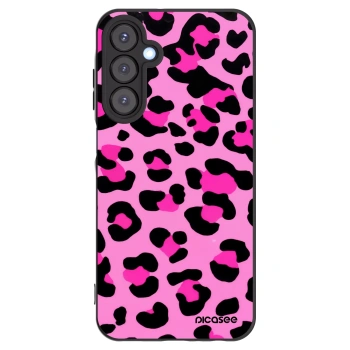 Picasee crna silikonska maskica za Samsung Galaxy A25 A256B 5G - Pink Tiger