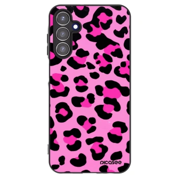 Picasee crna silikonska maskica za Samsung Galaxy A15 A156B 5G - Pink Tiger