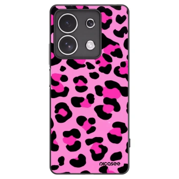 Picasee crna silikonska maskica za Xiaomi Redmi Note 13 4G - Pink Tiger