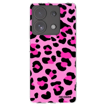 Picasee silikonska prozirna maskica za Xiaomi Redmi Note 13 Pro 4G - Pink Tiger