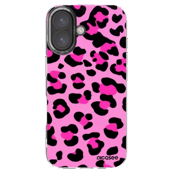 Picasee silikonska prozirna maskica za Apple iPhone 16 - Pink Tiger