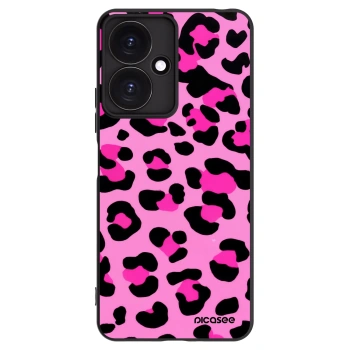 Picasee crna silikonska maskica za Xiaomi Redmi 13C 5G - Pink Tiger