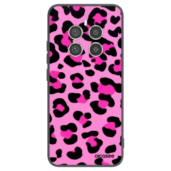 Picasee crna silikonska maskica za Realme 12 Pro 5G - Pink Tiger
