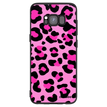 Picasee crna silikonska maskica za Samsung Galaxy S8 G950F - Pink Tiger