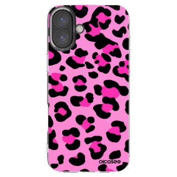 Picasee silikonska prozirna maskica za Apple iPhone 16 Plus - Pink Tiger