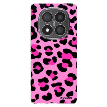 Picasee silikonska prozirna maskica za Xiaomi Redmi Note 14 Pro+ 5G - Pink Tiger