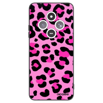 Picasee crna silikonska maskica za Xiaomi Redmi 14C - Pink Tiger