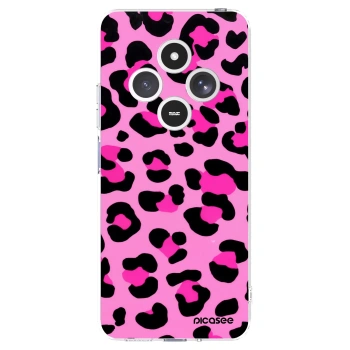 Picasee silikonska prozirna maskica za Xiaomi Redmi 14C - Pink Tiger