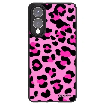 Picasee crna silikonska maskica za Samsung Galaxy S25 Edge 5G - Pink Tiger