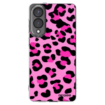 Picasee silikonska prozirna maskica za Samsung Galaxy S25 Edge 5G - Pink Tiger
