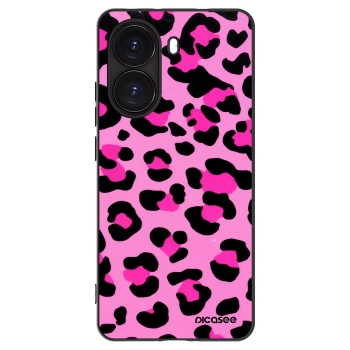 Picasee crna silikonska maskica za Xiaomi Poco X7 Pro 5G - Pink Tiger