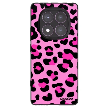 Picasee crna silikonska maskica za Xiaomi Redmi Note 14 Pro 4G - Pink Tiger