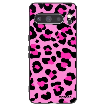 Picasee crna silikonska maskica za Google Pixel 8 Pro - Pink Tiger