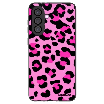 Picasee crna silikonska maskica za Samsung Galaxy A56 5G A566B - Pink Tiger