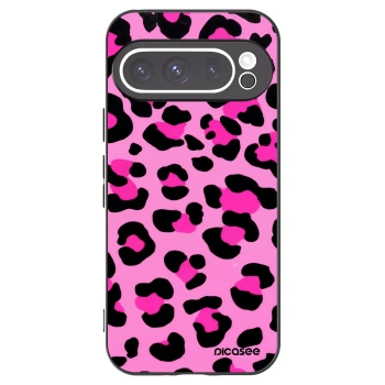 Picasee crna silikonska maskica za Google Pixel 9 Pro - Pink Tiger