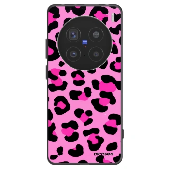 Picasee crna silikonska maskica za Vivo X200 Pro - Pink Tiger