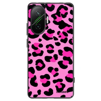 Picasee crna silikonska maskica za Xiaomi Poco F7 Pro 5G - Pink Tiger
