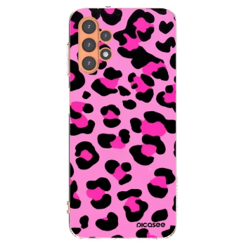 Picasee silikonska prozirna maskica za Samsung Galaxy A13 5G - Pink Tiger
