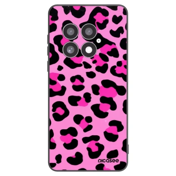 Picasee crna silikonska maskica za OnePlus 13 5G - Pink Tiger
