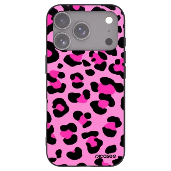 Picasee crna silikonska maskica za Apple iPhone 17 Pro - Pink Tiger