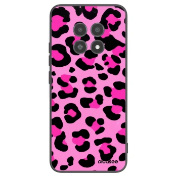 Picasee crna silikonska maskica za Realme 12X - Pink Tiger